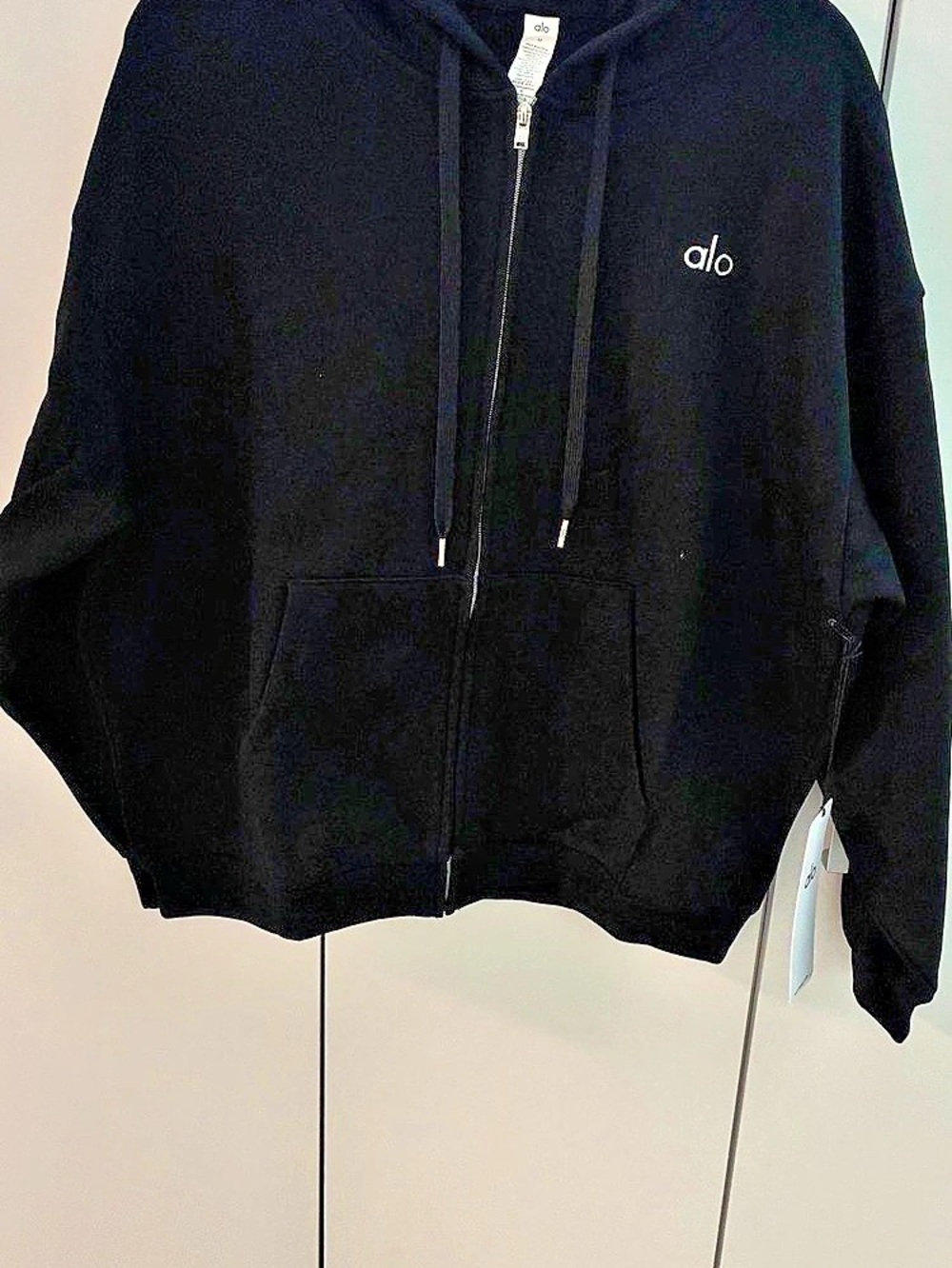 Alo Accolade Full Zip Hoodie Full Zip Hoodie in Black NWT